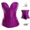 beautiful purple steel corset m1901d