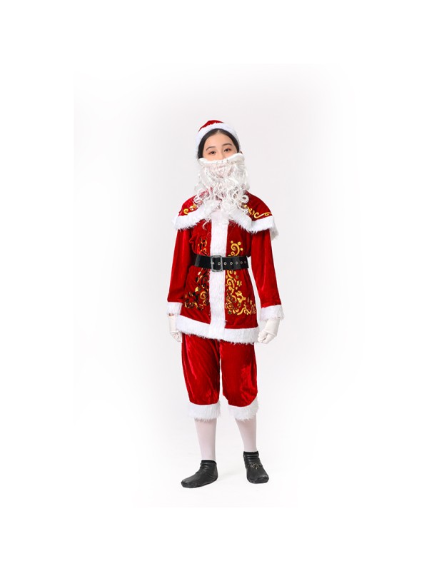Children's Costumes Santa Claus Dresses Up In Party Christmas Cosplay Costumes SM6060 SM059