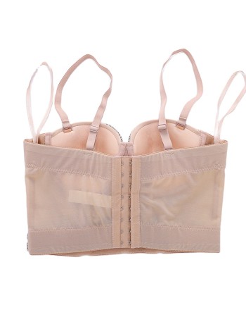Shapewear Color Diamond Short  Chest Wrap Nightclub Vest Waist Bra KN8990