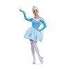 Princess Cosplay Aisha Dress Frozen Long Sleeve Winter Snow Scene Costume DL2059