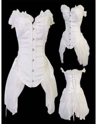 white lace corset dress m1911b