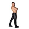 Leggings Matt Leather Sexy Pants Open Crotch Trouser For Men  N803