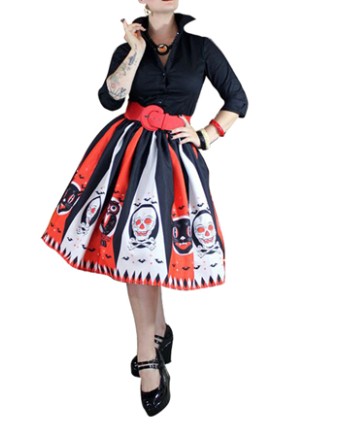 new  style halloween costume sexy skirt colorful skirt m88062