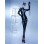 Sexy catwoman PVC leather jumpsuit M7016B