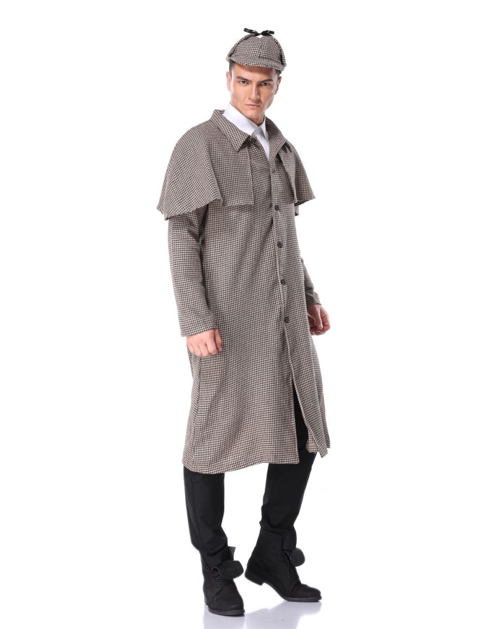 Detective Costumes Sherlock Holmes Cosplay  M40743