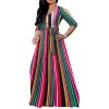Casual Floral Print Summer Sexy Plus Size Women Dress 8616