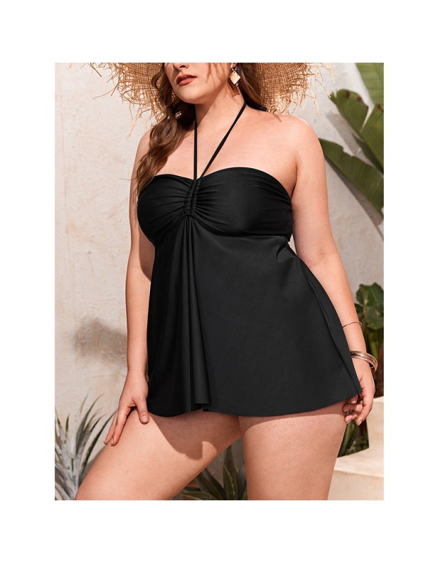 Sexy Halter Bikini For Women Black Slip Bikini Dress Backless Swimsuit 568