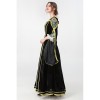 Medieval Court Witch Costume Cosplay Halloween Stage Performance Dress YM9307