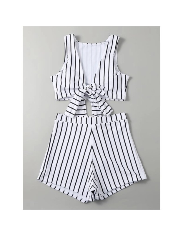 Flat Corner Young Girl Bikini Two Piece Plus Size Striped Women Bikini Sets S163