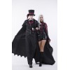 6 Pcs High Quality Gothic Halloween Party Costume for Men m40356