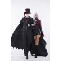6 Pcs High Quality Gothic Halloween Party Costume for Men m40356