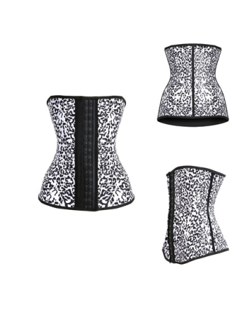 Sexy women black latex corsets M1303M