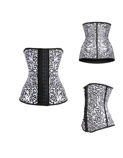 Sexy women black latex corsets M1303M
