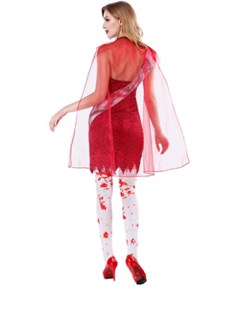 Vampire Halloween cosplay female zombie Dress M40713