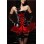 hot zipper front leather corset m1211E