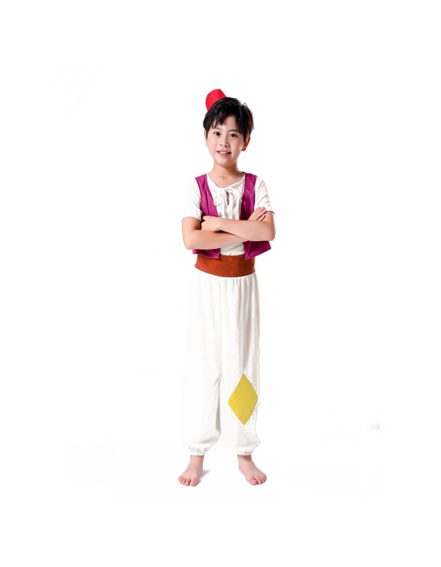 Children's Day Aladdin Magic Lamp Cosplay Aladdin Prince Costume YM5601