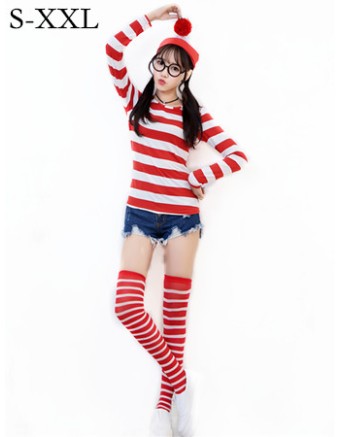 UK Carton Where's Wally Costume M40276