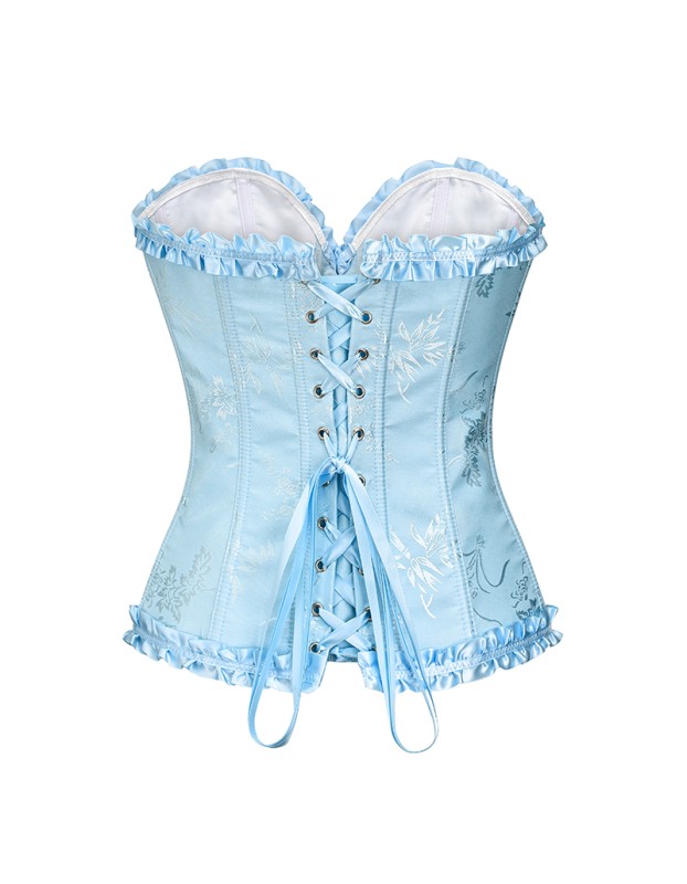 Women Sexy Corsets Bustiers Floral Burlesque Vintage Corset M26046
