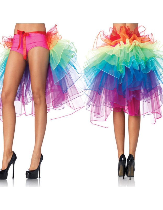 Rainbow Bustle Skirt S004