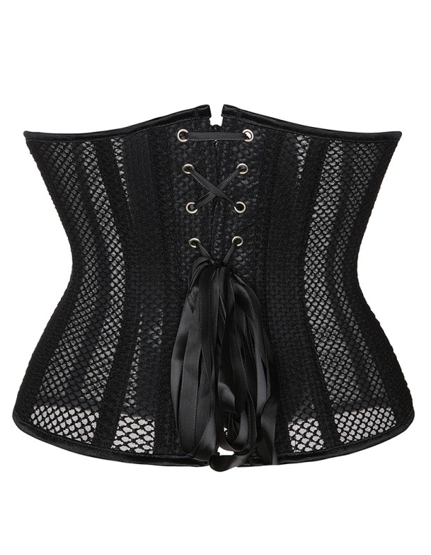Waist Outside Wear Mesh Gauze Breathable Corset Waist Slim Ins Corset QF809