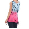 New colorful  Slim hooded sleeveless T-shirt M88044