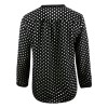 Women Chiffon Polka Dot Blouses Shirt m30410