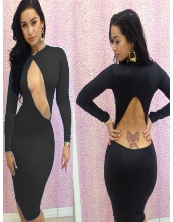 sexy women black dress m3626