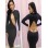 sexy women black dress m3626