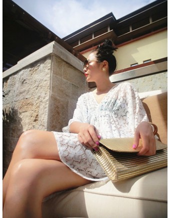 Beach Floral Tunic Dress M5318
