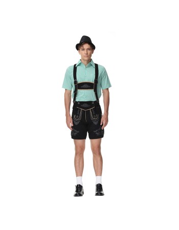 German Oktoberfest Male Bavaria Costume Overalls For Men MS4893