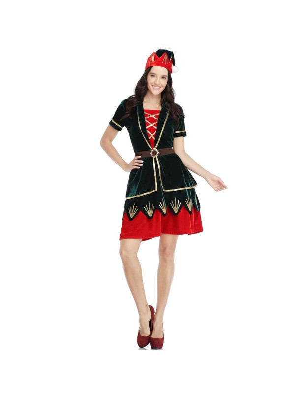 High Quality Sexy Santa Dress Women Mrs Christmas Costume M11938