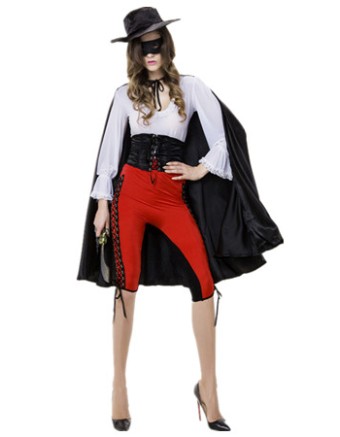 Woman Sexy Zorro Costume