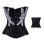 Black Floral Embroidery Corset M1258