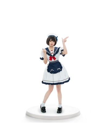 New Anime Cosplay Navy Suit Sailor Suit Maid Uniform Lolita Costume DL2034