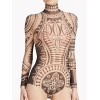 New Arrival Hot Women Pattern Long Sleeve Jumpsuit M30142