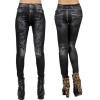 Seamless Tattoo Leggings trousers FG9073BK