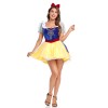Adult Snow White Cosplay Christmas Halloween Princess Performance Dress DL2043
