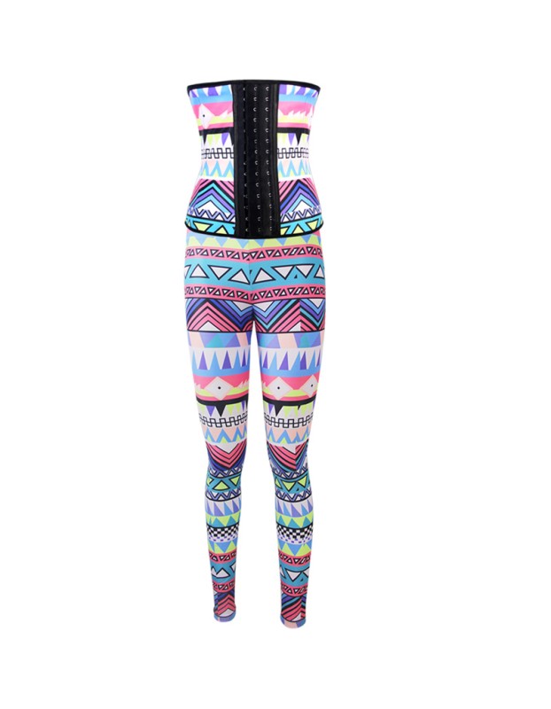 New Sexy Corset and Bustier With Jumpsuit Set M1413