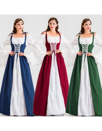Halloween Greek Goddess Palace Princess  Retro Style Queen Costume YM9125