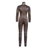 Elastic Printed High Collar Woman Sexy Bodycon Jumpsuit