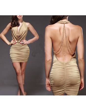 Halterneck Bodycon Mini Dress M30079