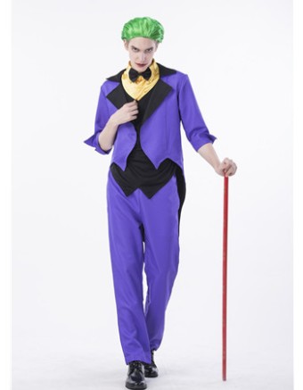 Men Purple Magician Costume Adult M40355