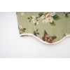 Green Vintage Floral Halter Corset Vest Cropped Tops 22053