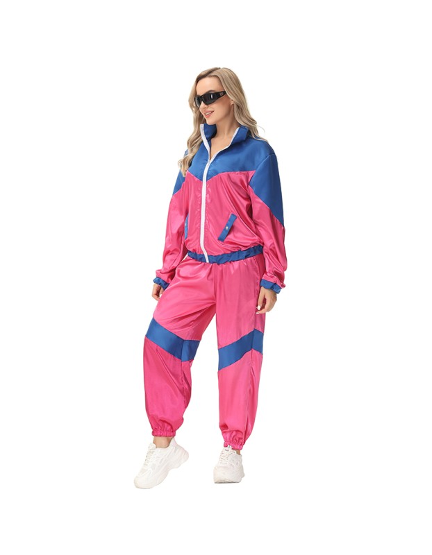 Halloween Couple Set Retro Costume 70's Disco Hippie Dance Cosplay Disco MS5580-5587