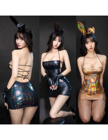 Avoid Extremely Seductive Female Feeling Hot Nightclub Style Fantasy Painted Skin Water Sexy Dress