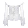 Long Sleeve Lace Corset M1418A