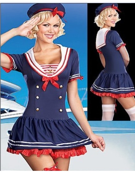 navy sailor costume dress m4371