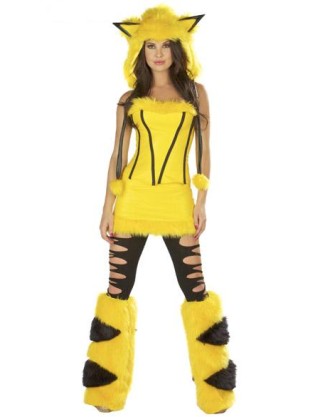yellow wolf animal costumes m4796