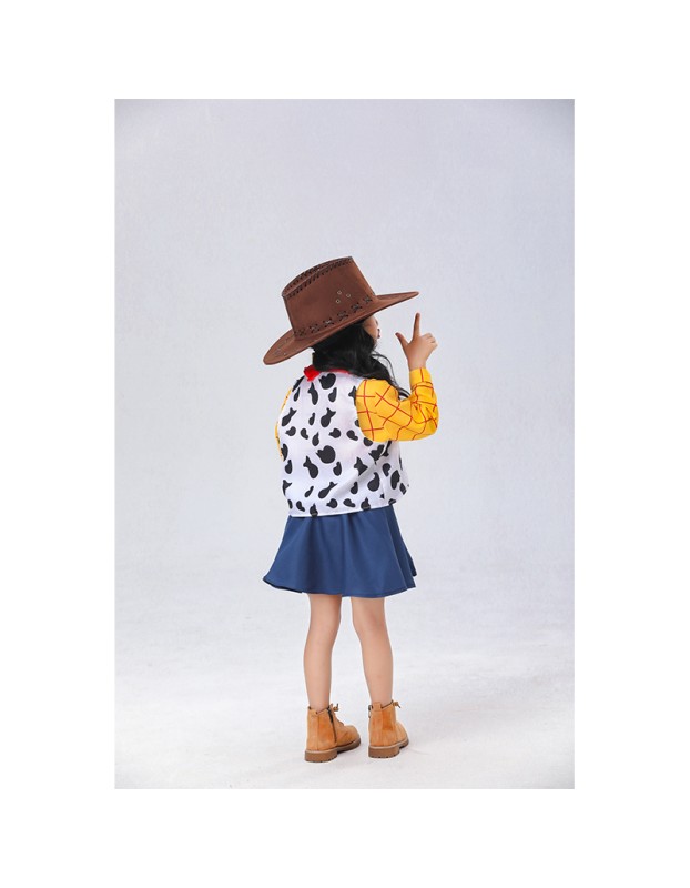 Halloween Cosplay Children's Western Cowboy Costume Party Stage DL2008