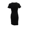Europe and America wrinkled solid color dress m88049